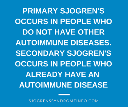 primary vs secondary sjogren's syndrome